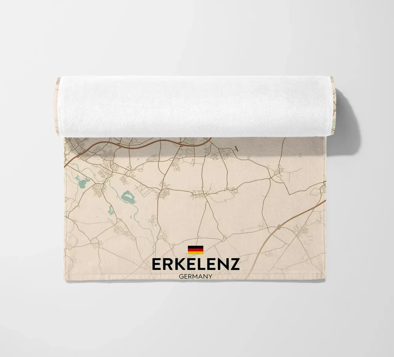 Erkelenz DE beach towel by Christopher Adams
