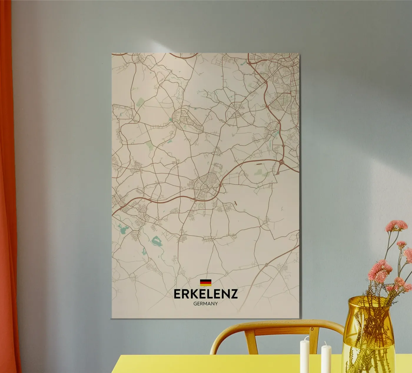 Erkelenz DE poster by Christopher Adams