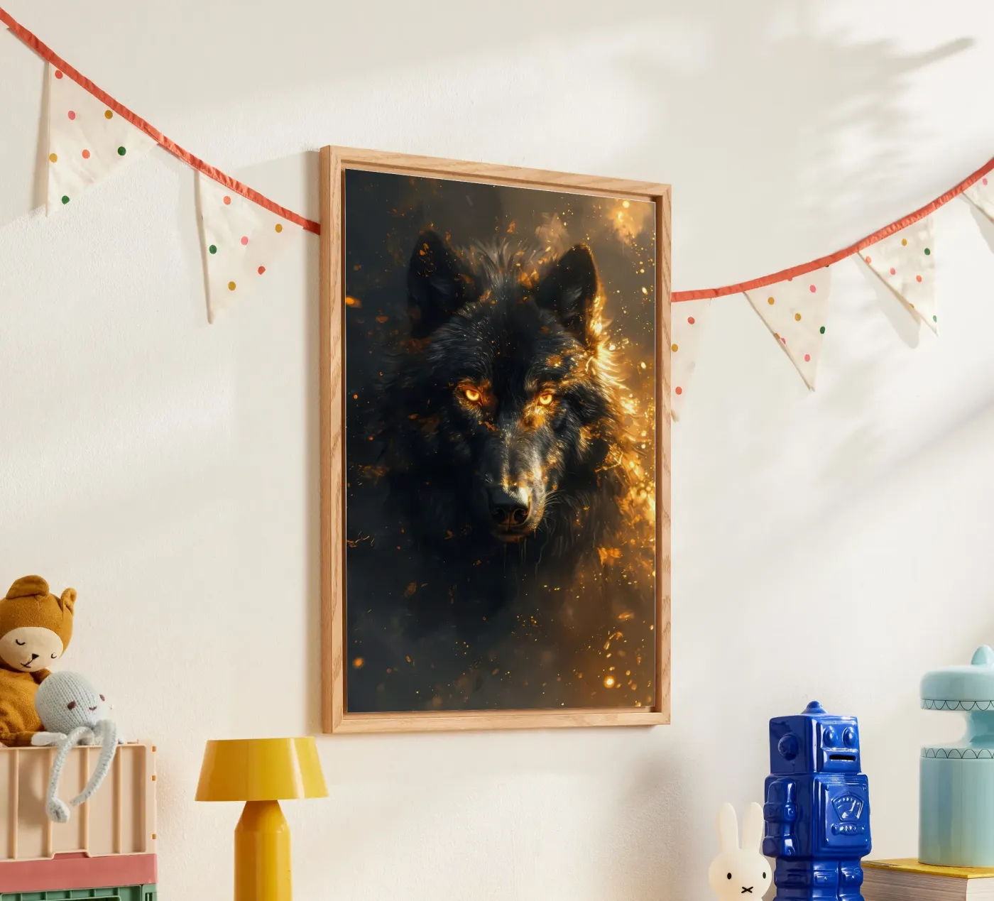 Wolf Animal plexiglass da Pierre Walton