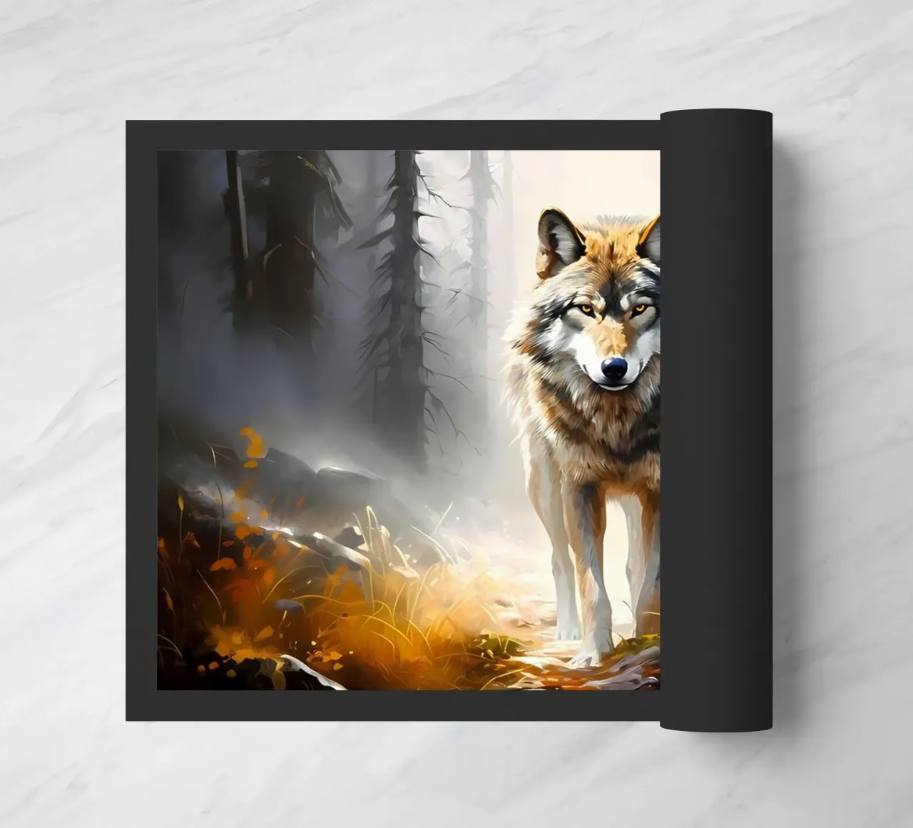 Wolf Dier deurmat van Pierre Walton