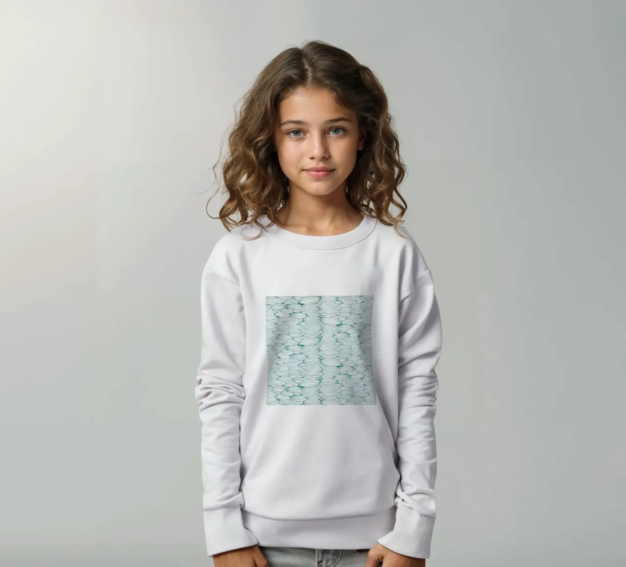 Dancing Feathers felpa bambino da Pom Graphic Design
