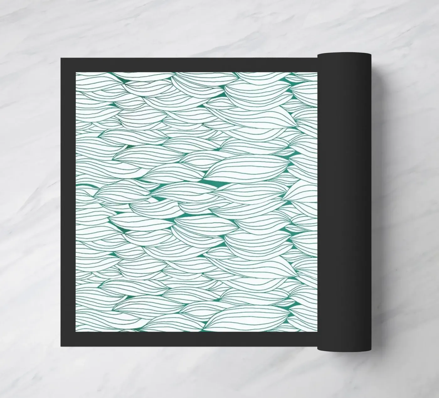 Dancing Feathers deurmat van Pom Graphic Design