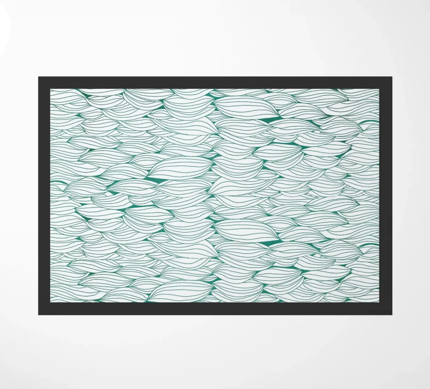 Dancing Feathers deurmat van Pom Graphic Design