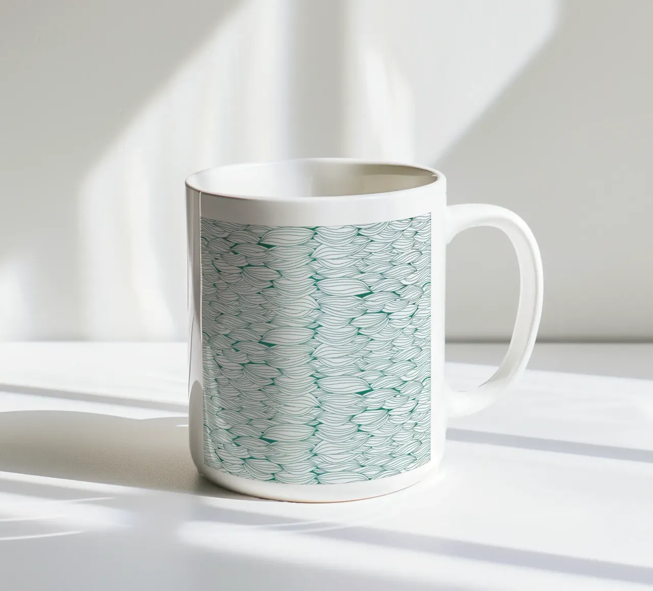 Dancing Feathers tazza in ceramica da Pom Graphic Design