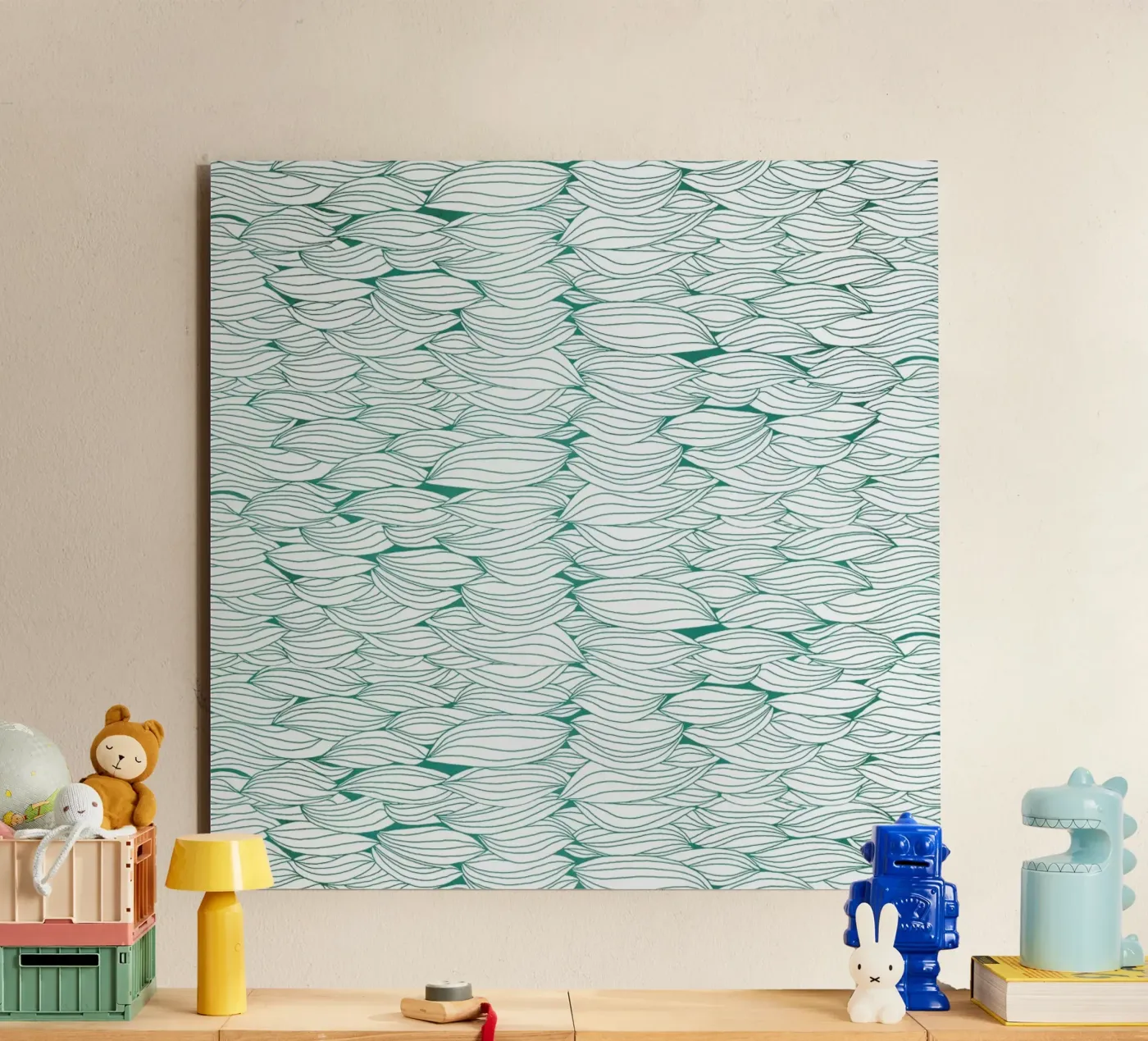 Dancing Feathers alluminio dibond da Pom Graphic Design