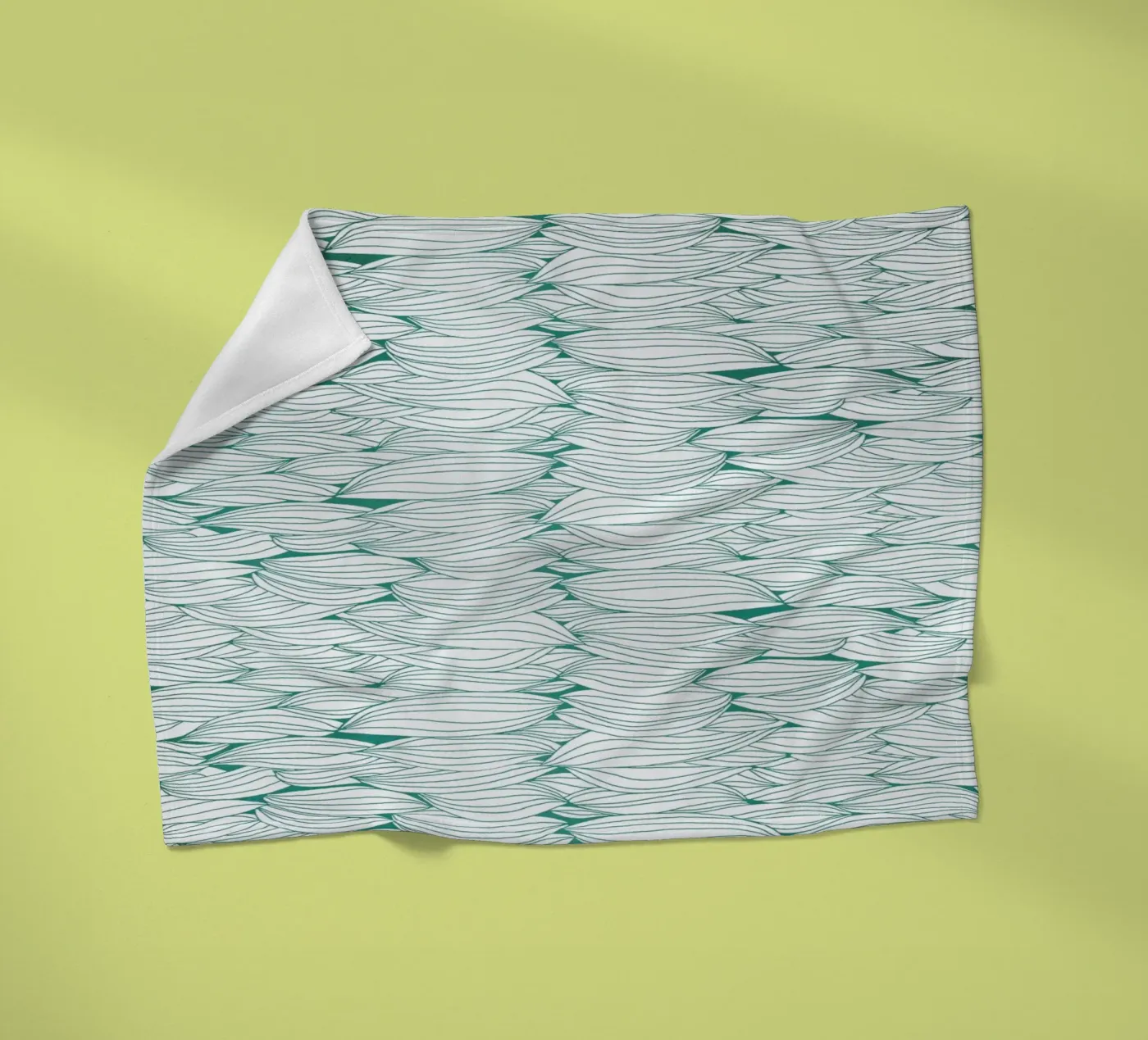 Dancing Feathers fleece blanket by Pom Graphic Design