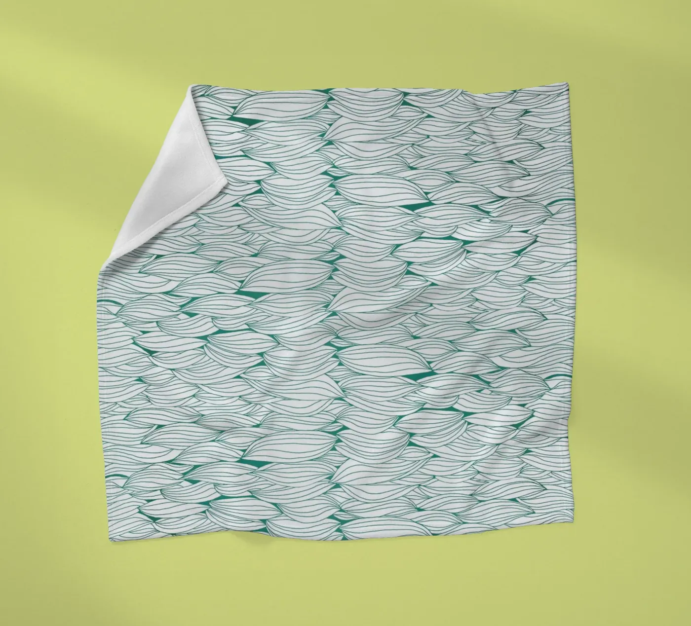 Dancing Feathers fleece blanket by Pom Graphic Design