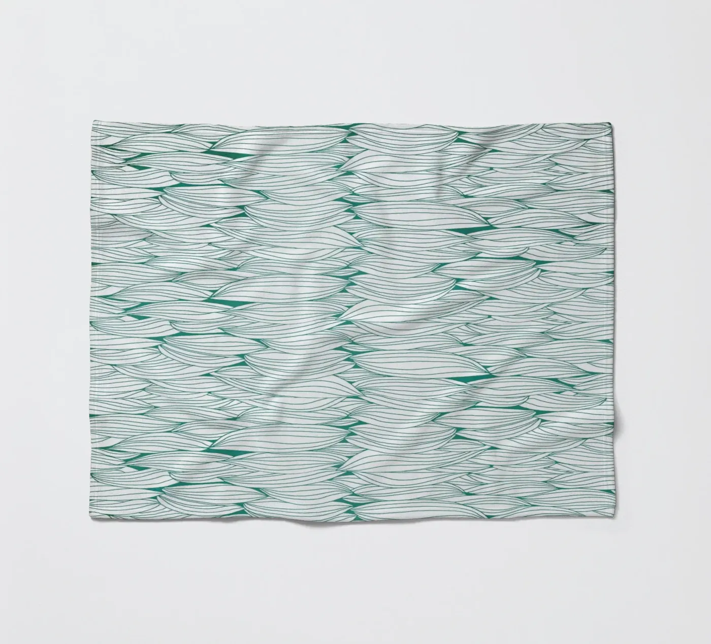 Dancing Feathers fleece blanket by Pom Graphic Design