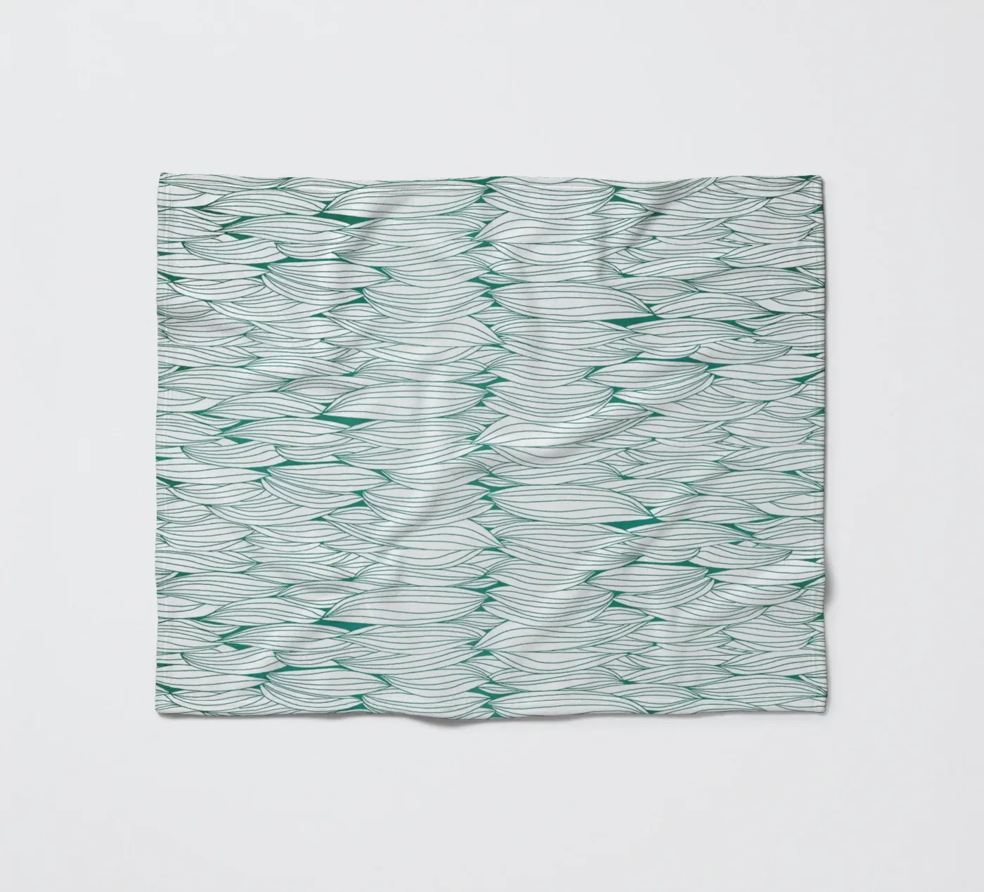 Dancing Feathers fleece blanket by Pom Graphic Design