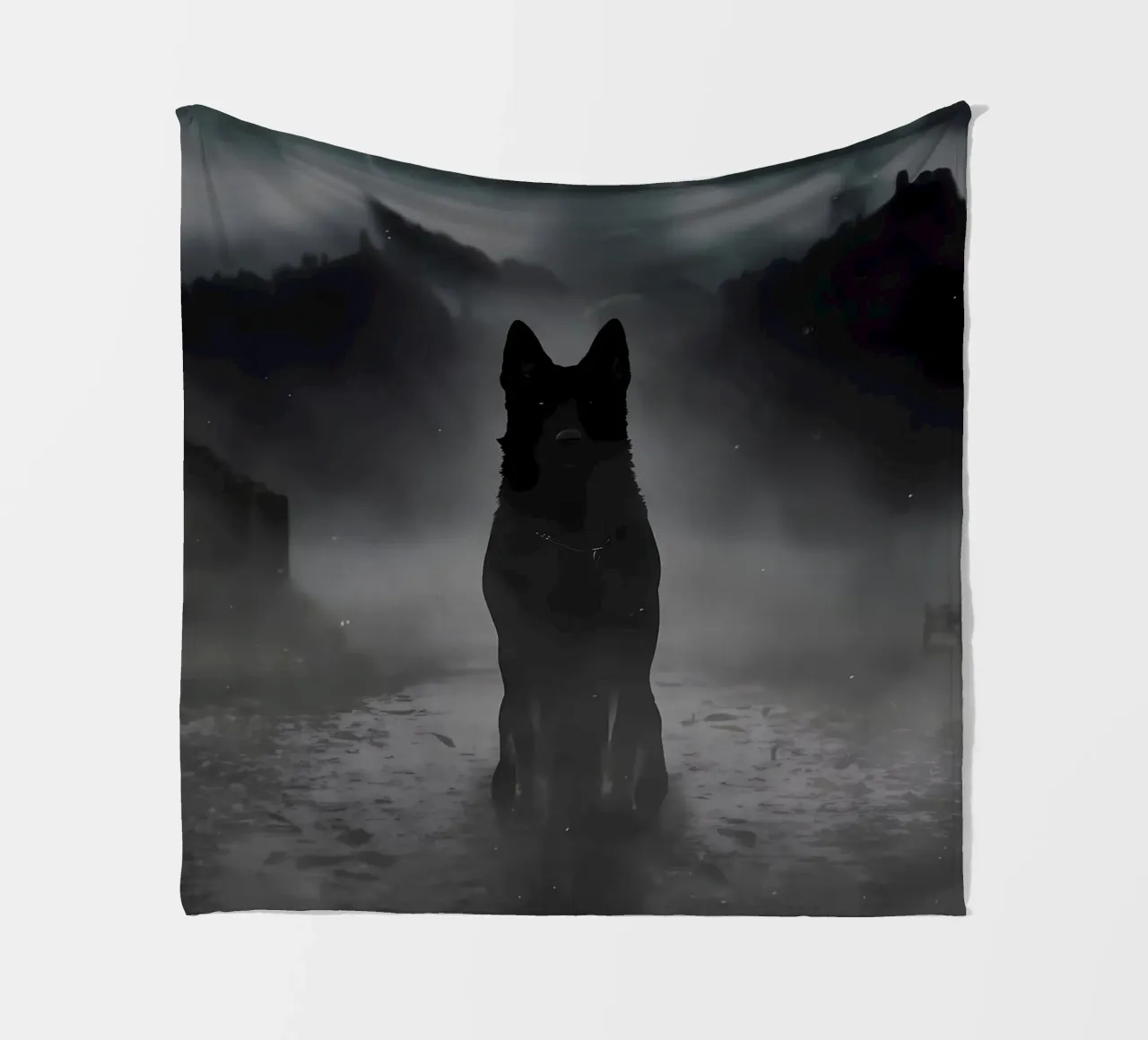 Animale lupo coperta in pile da Pierre Walton