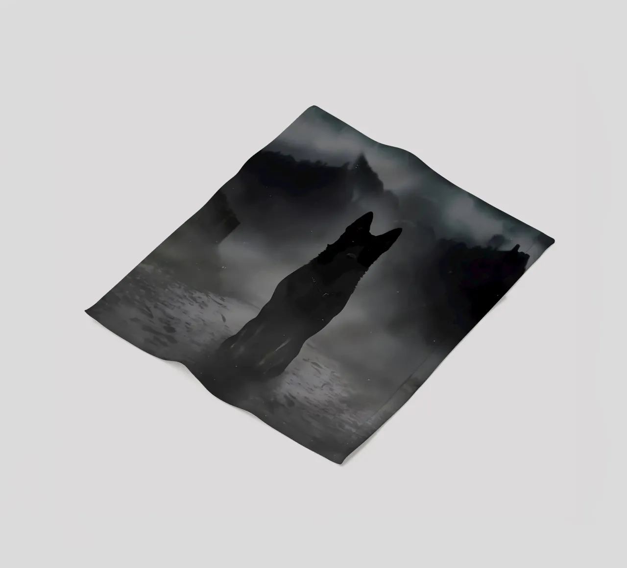 Animale lupo coperta in pile da Pierre Walton