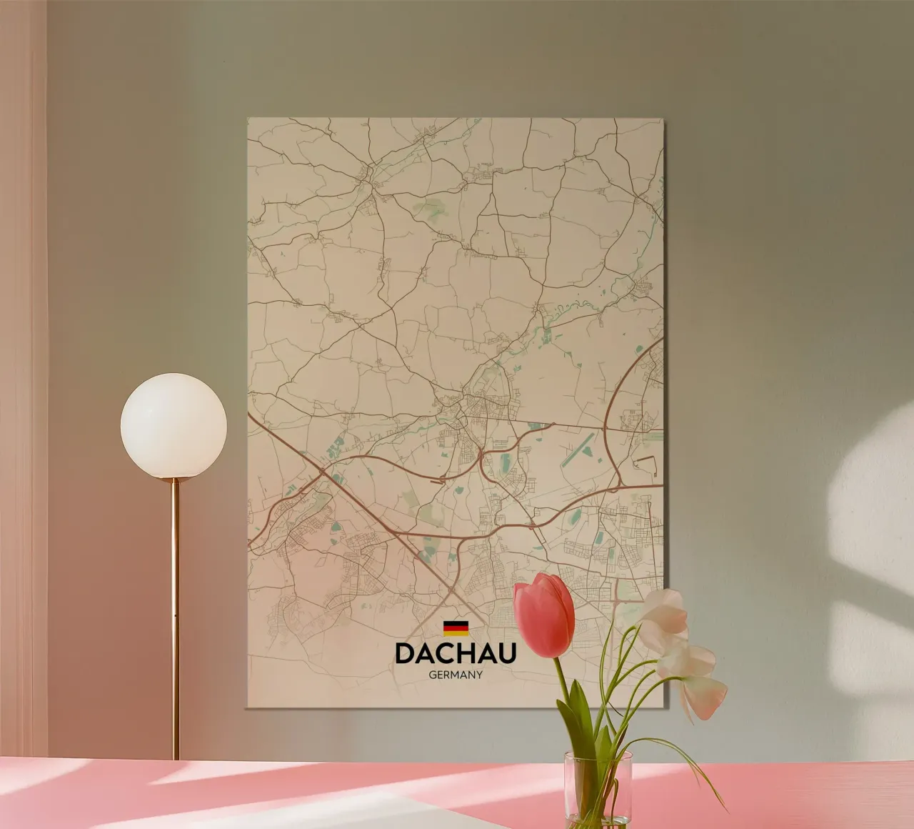 Dachau DE poster con telaio in alluminio da Christopher Adams