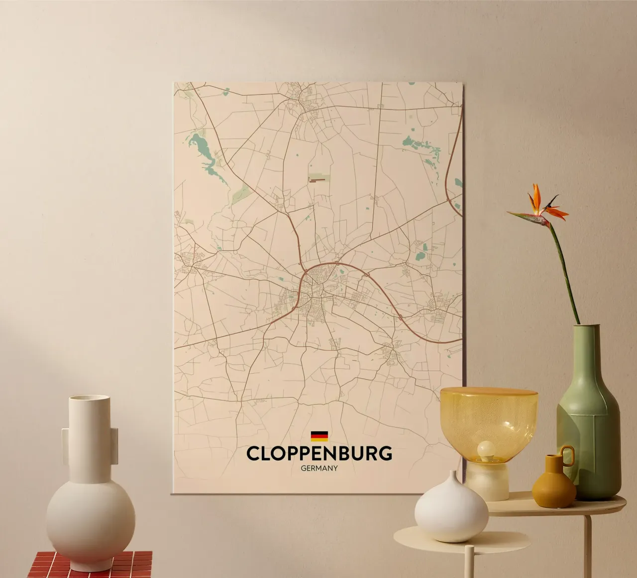 Cloppenburg DE Poster von Christopher Adams