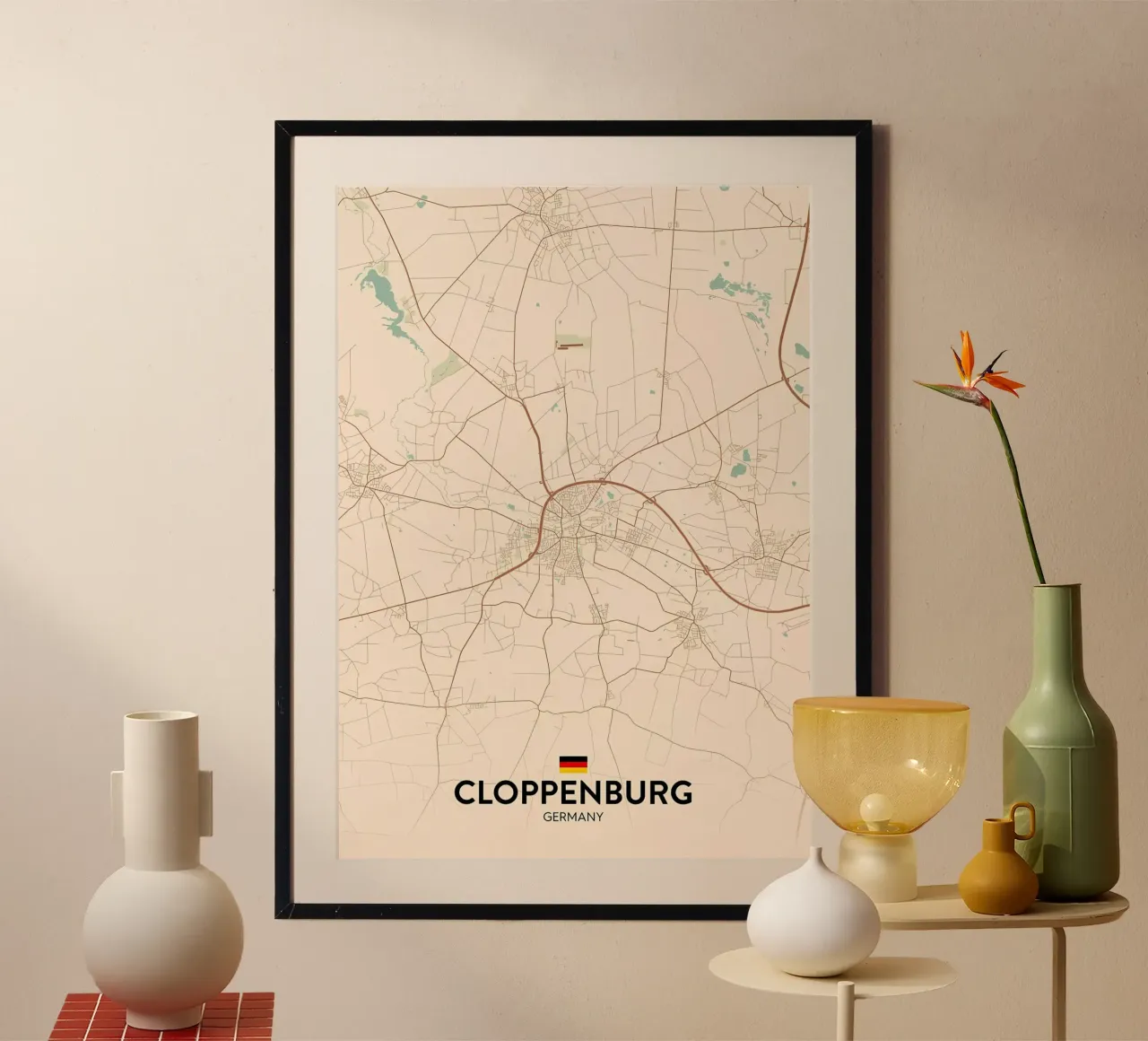 Cloppenburg DE Poster von Christopher Adams