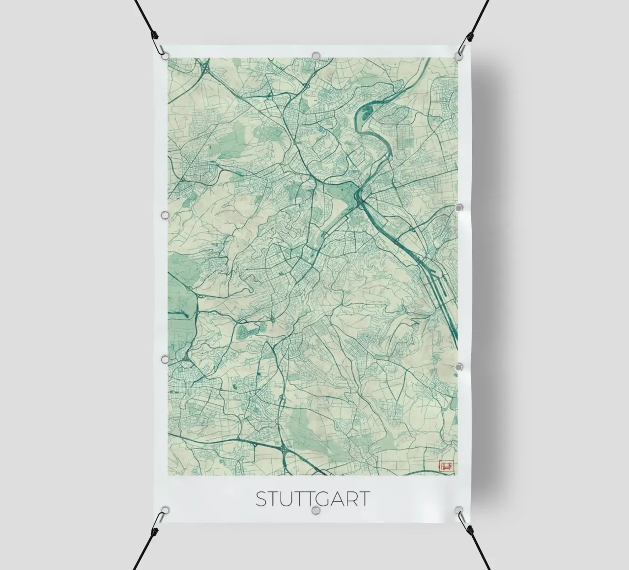 Stuttgart Vintage telo in pvc da Hubert Roguski