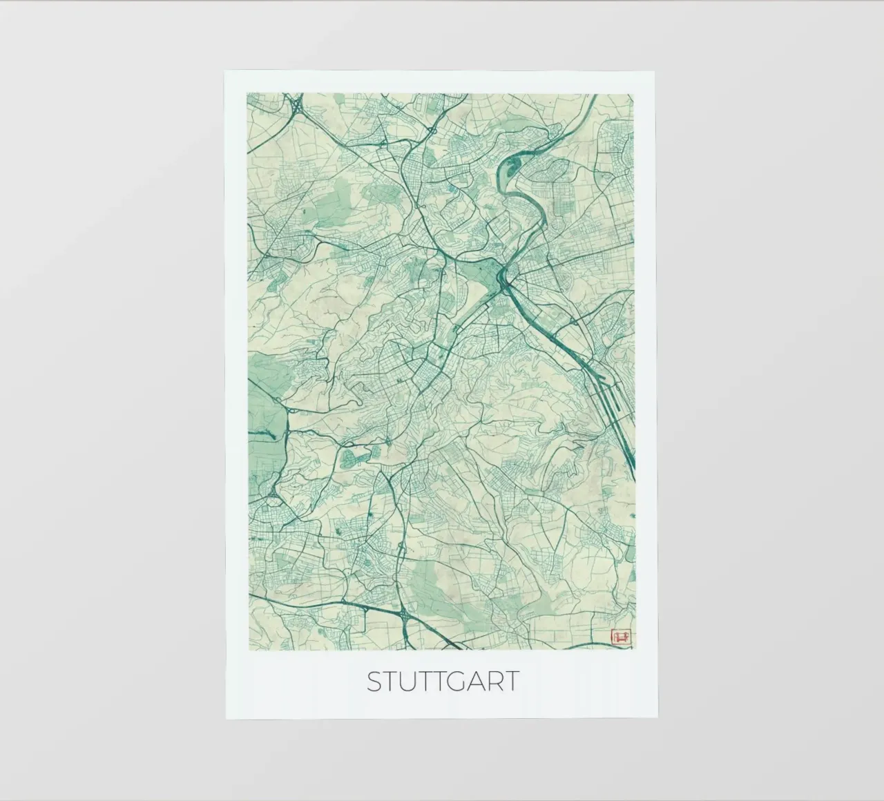 Stuttgart Vintage telo in pvc da Hubert Roguski