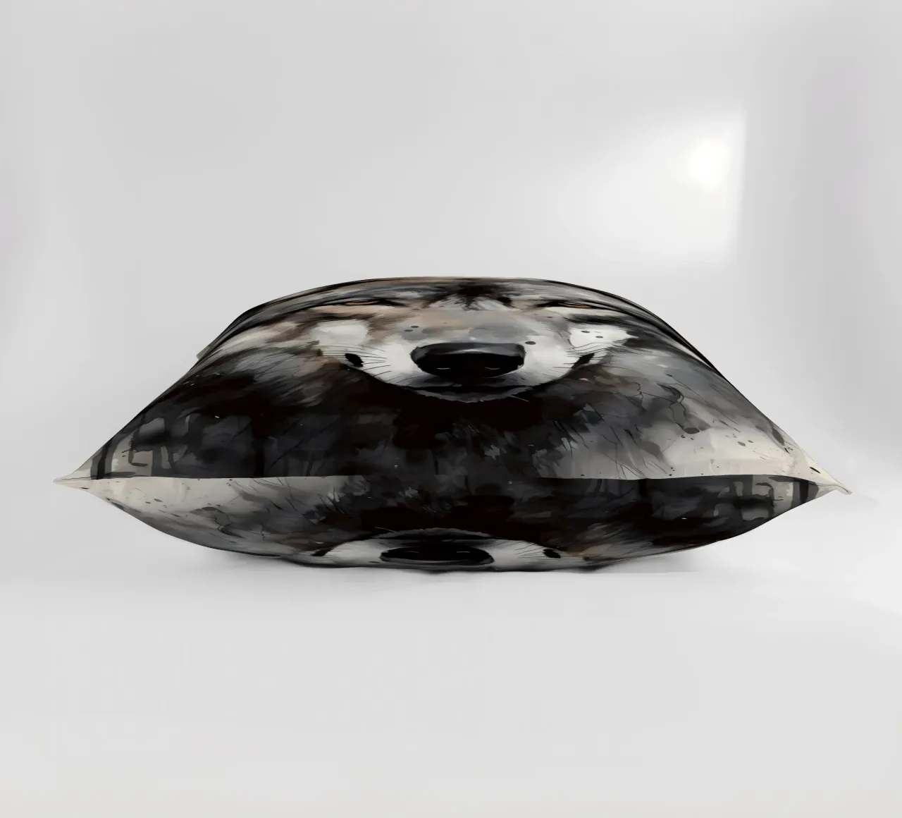 Wolf Animal decorative cushion by Pierre Walton