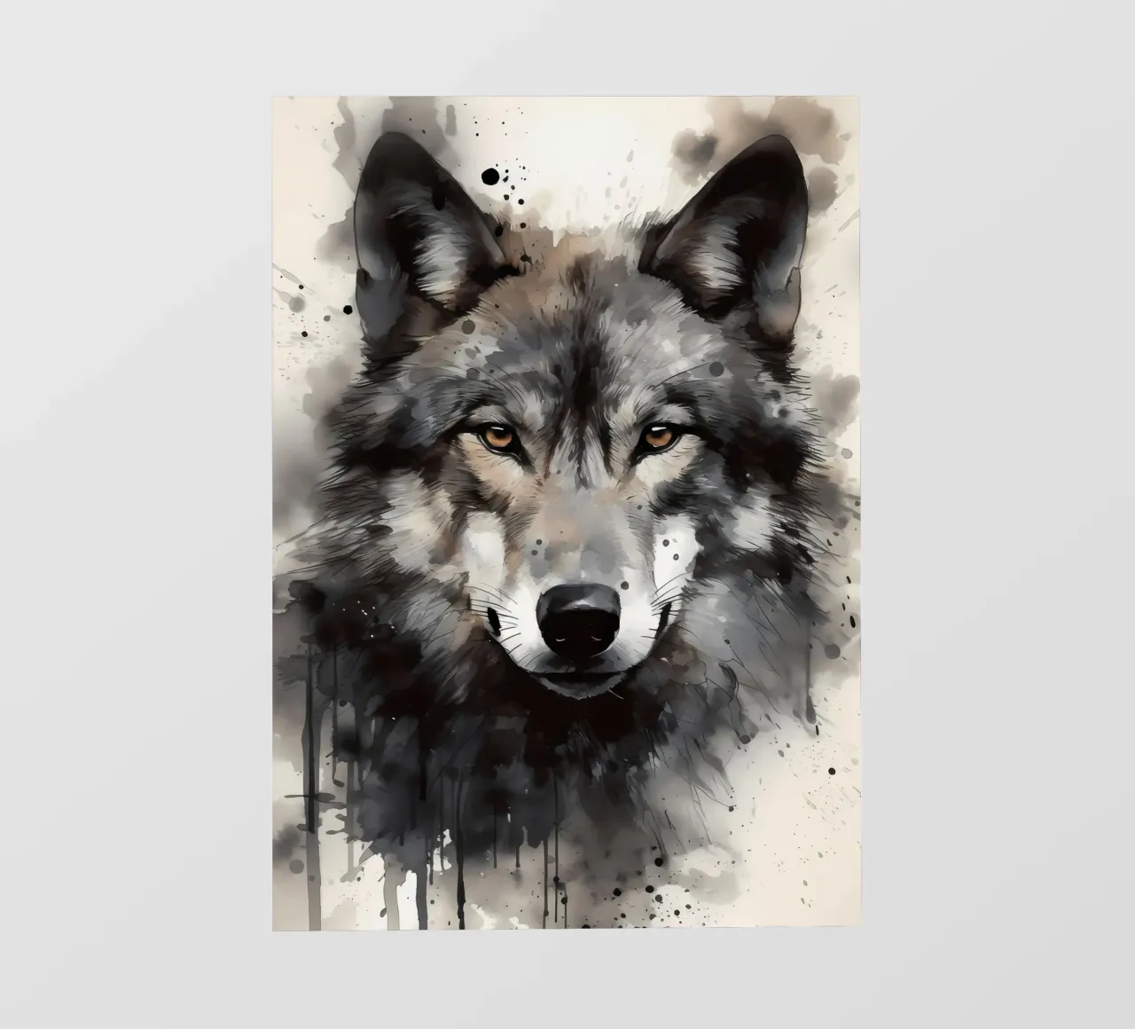Animale lupo telo in pvc da Pierre Walton
