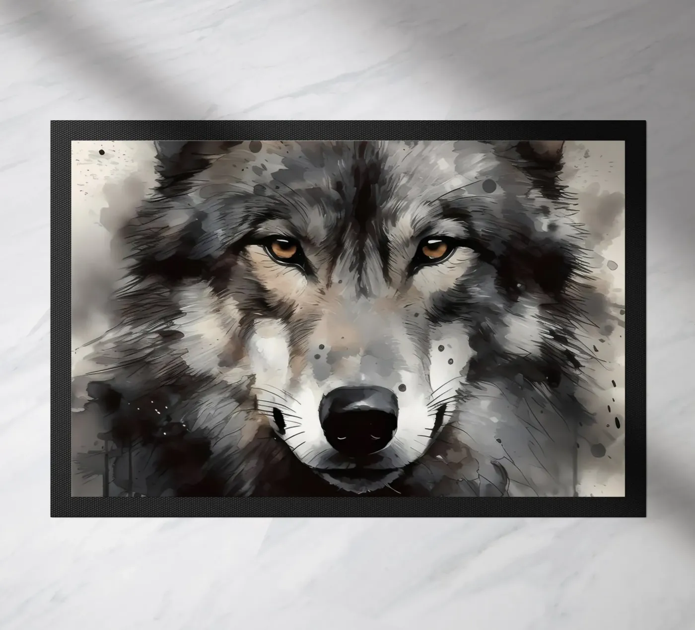 Wolf Dier deurmat van Pierre Walton