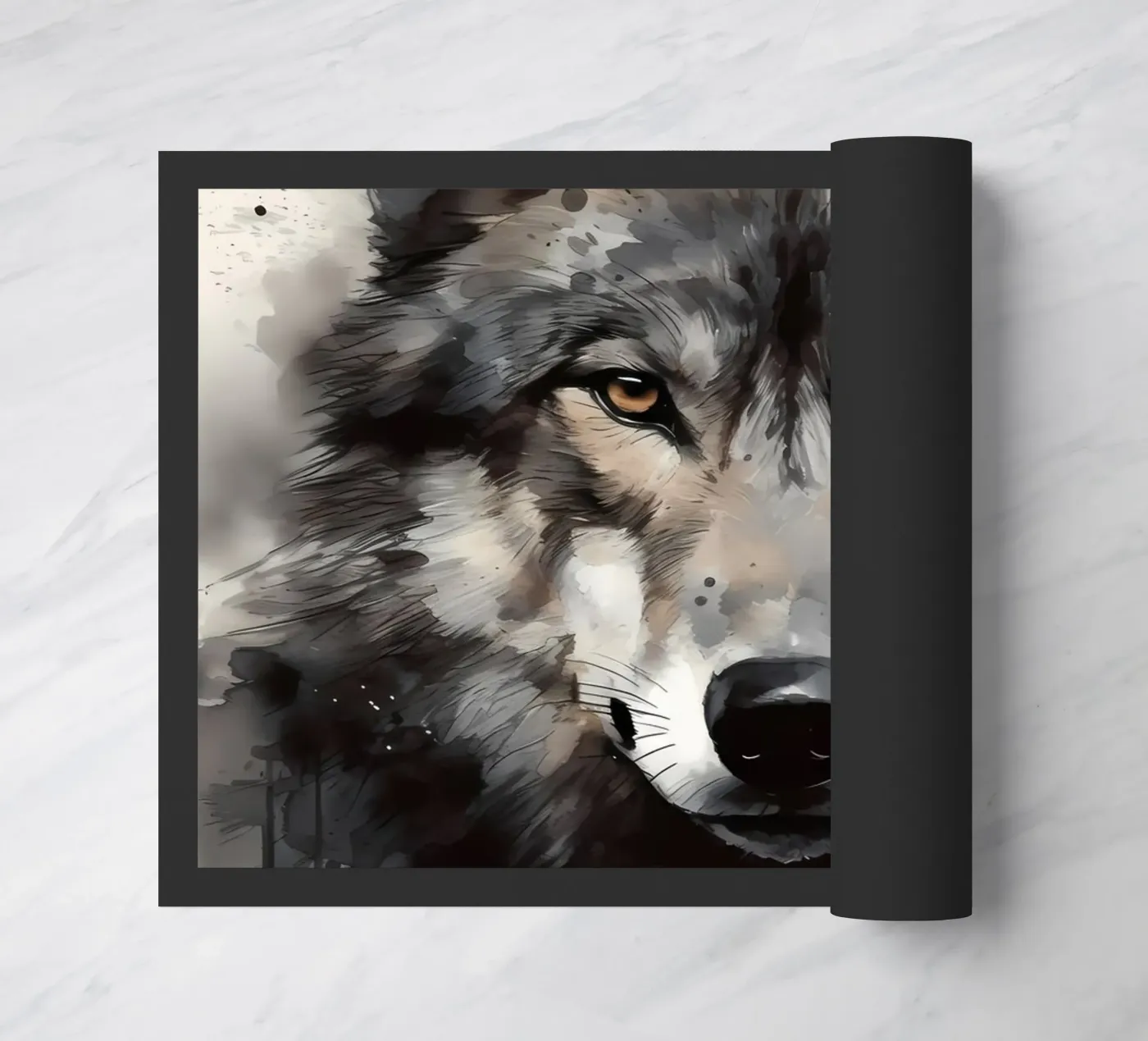 Wolf Dier deurmat van Pierre Walton