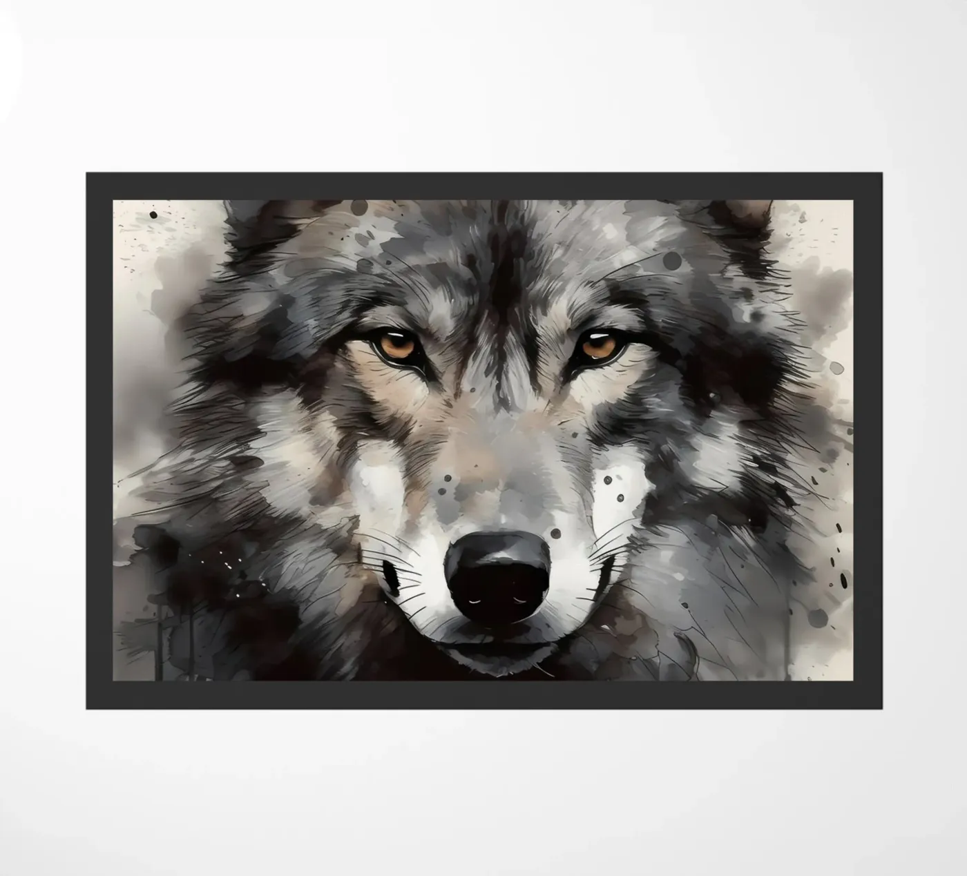 Wolf Dier deurmat van Pierre Walton