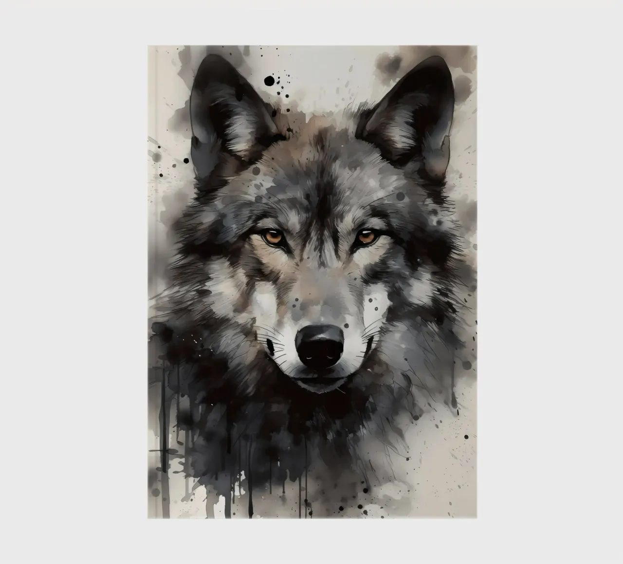 Wolf Animal notebook by Pierre Walton