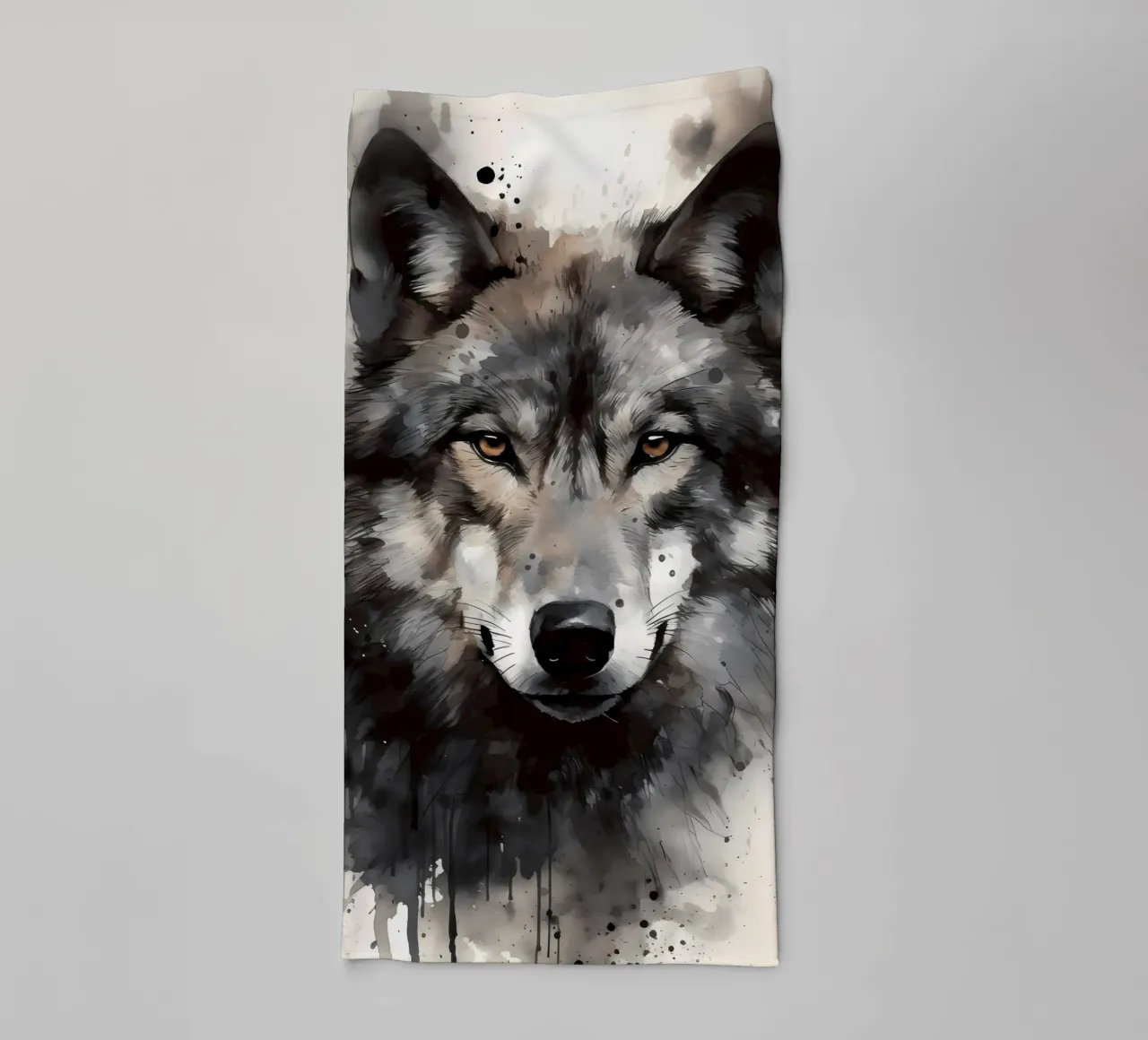 Animale lupo asciugamano da bagno da Pierre Walton