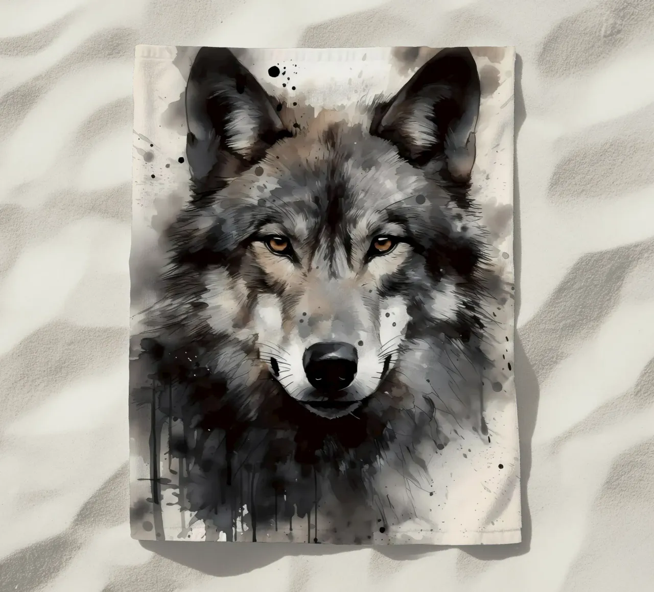 Animale lupo telo mare da Pierre Walton