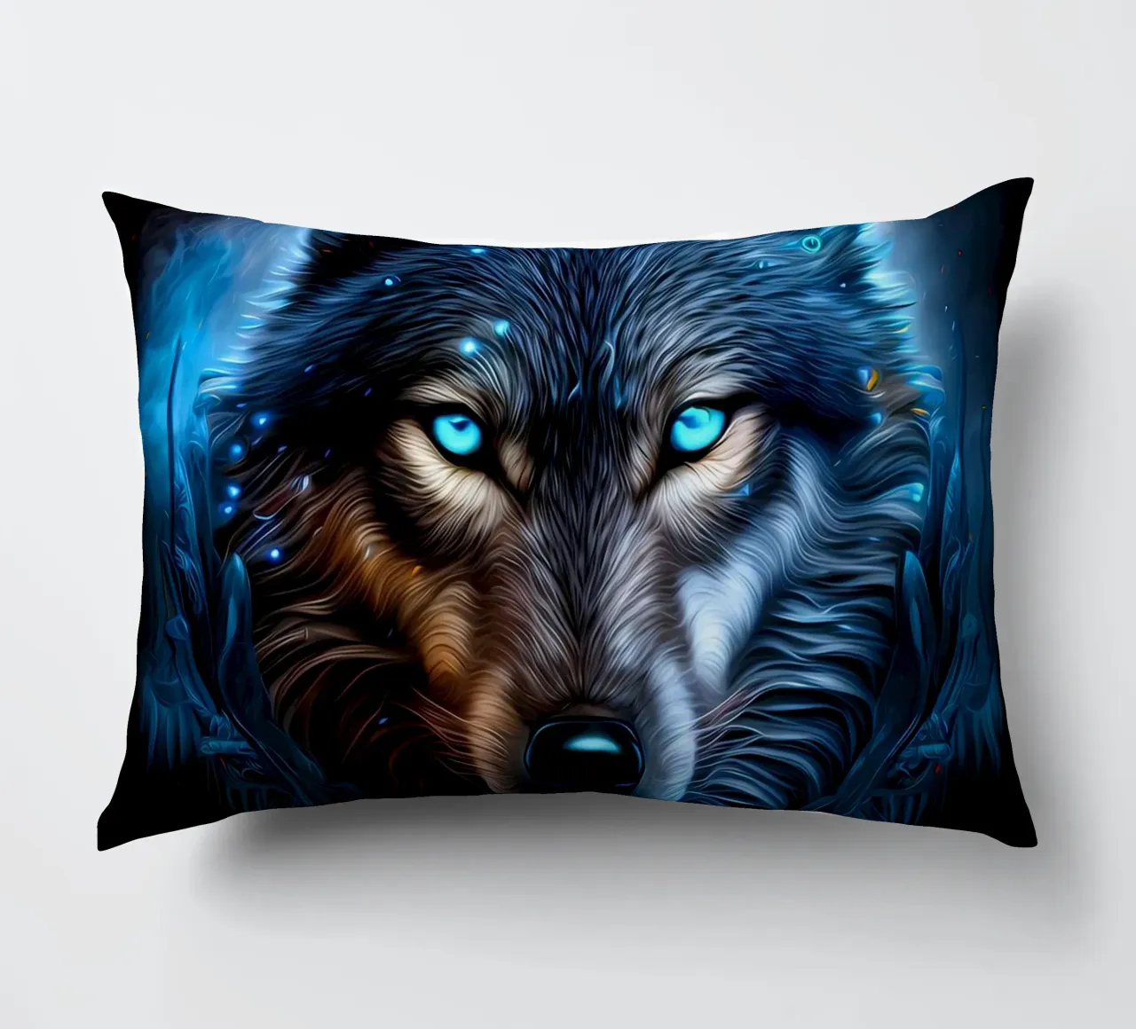 Wolf Animal decorative cushion by Pierre Walton