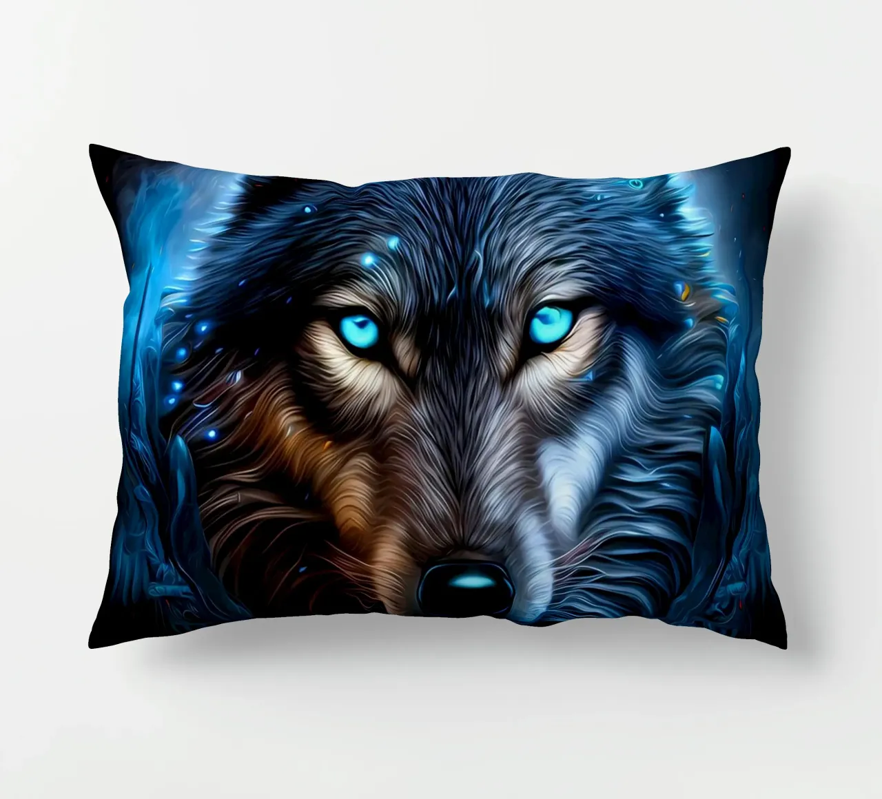 Wolf Animal decorative cushion by Pierre Walton