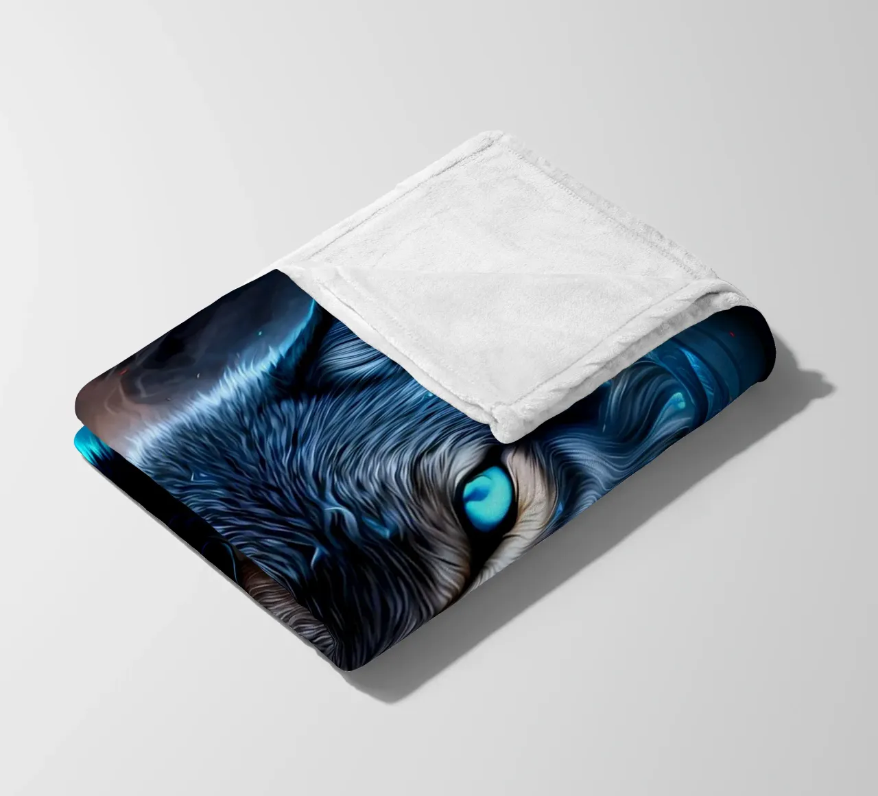 Animale lupo coperta in pile da Pierre Walton