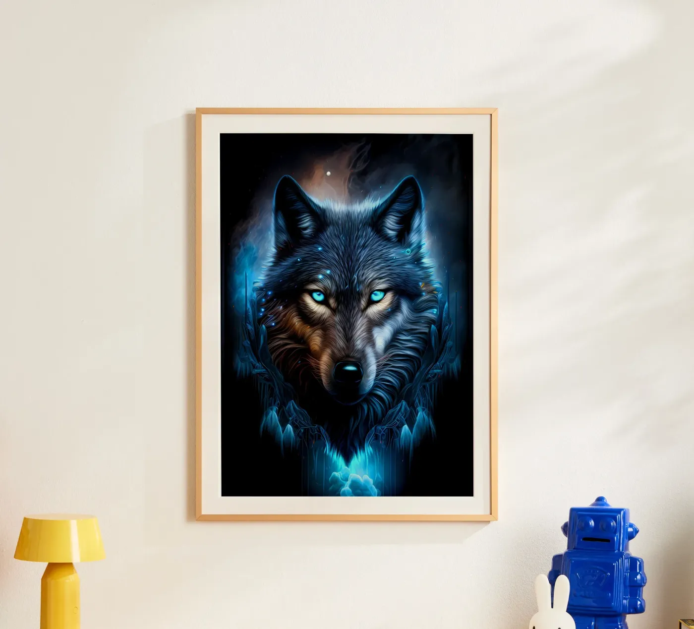 Wolf Tier Poster von Pierre Walton
