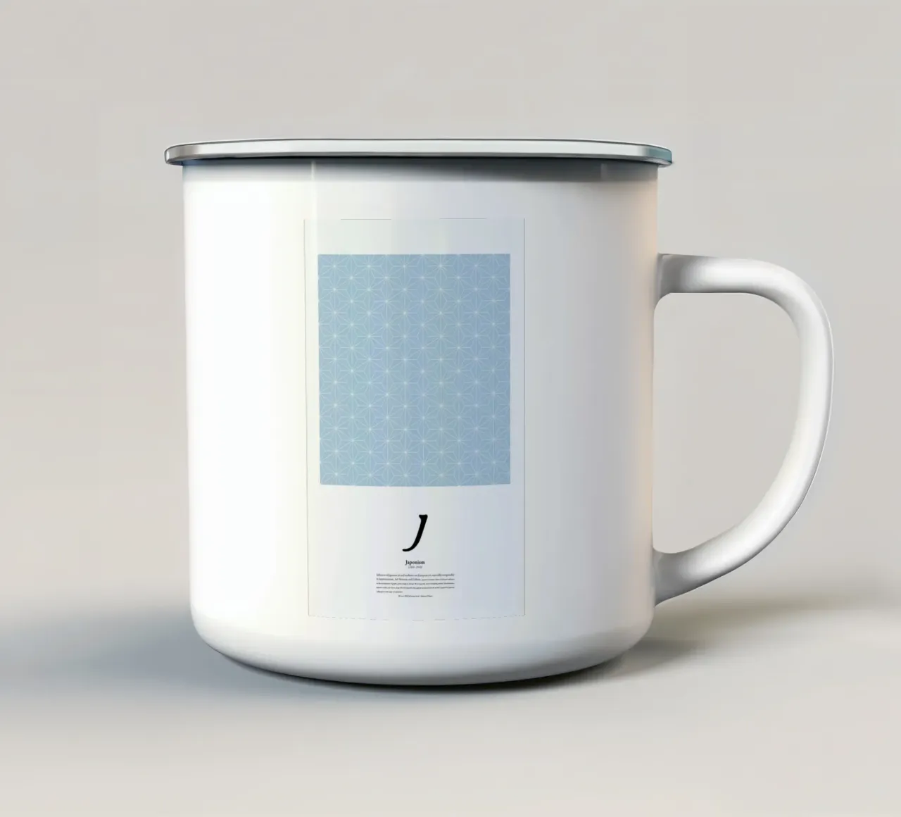 J - Japonism tazza in smalto da The True Type