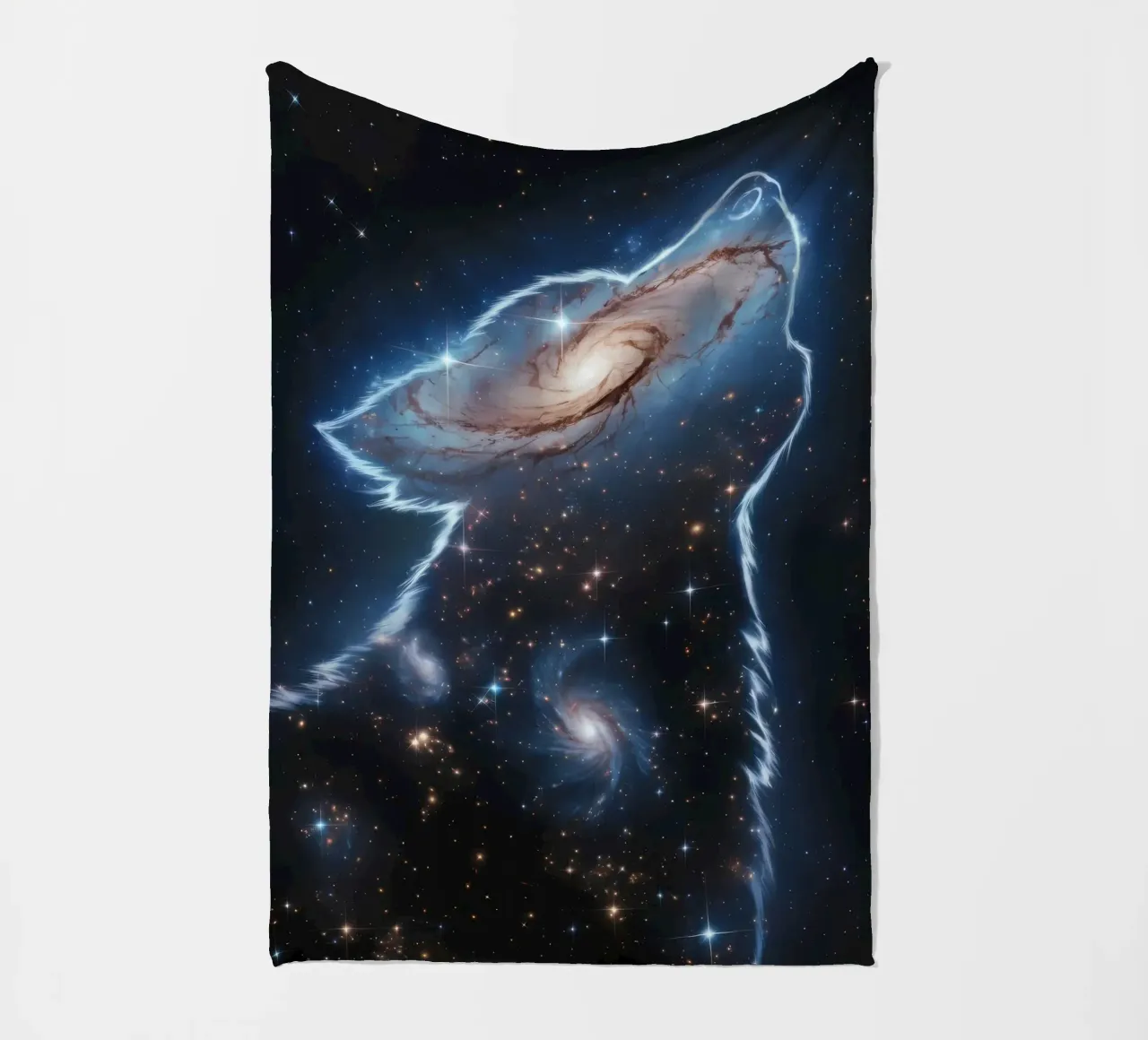 Animale lupo coperta in pile da Pierre Walton