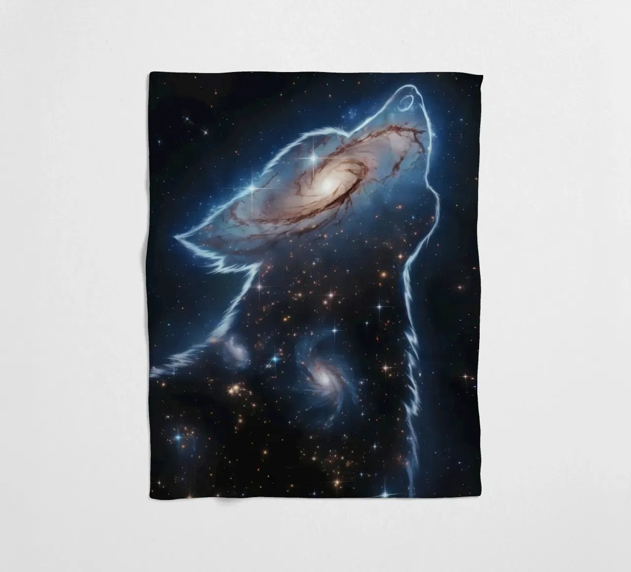 Animale lupo coperta in pile da Pierre Walton