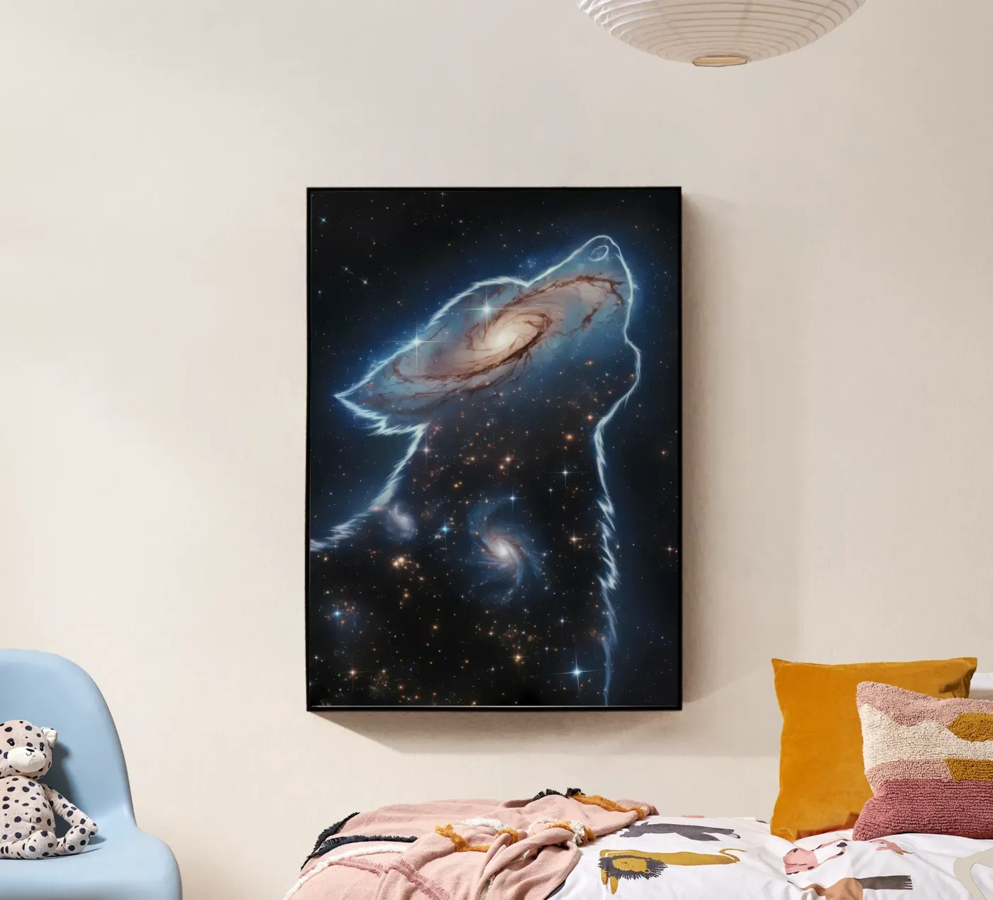 Animale lupo plexiglass da Pierre Walton