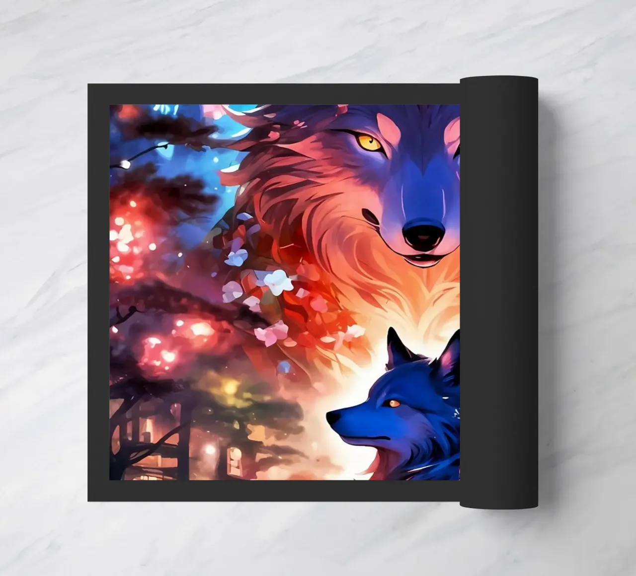 Wolf Dier deurmat van Pierre Walton