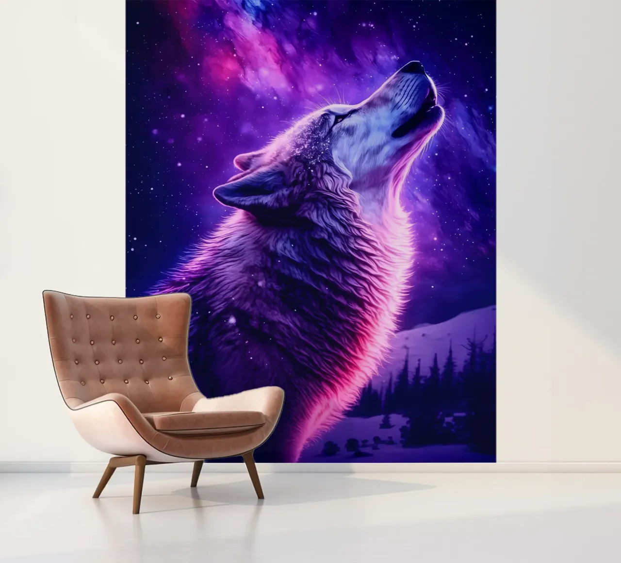 Wolf Animal photo wallpaper by Pierre Walton