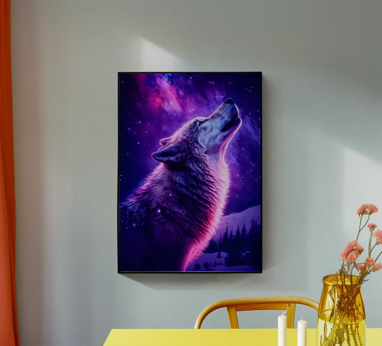 Wolf Animal acrylic glass by Pierre Walton