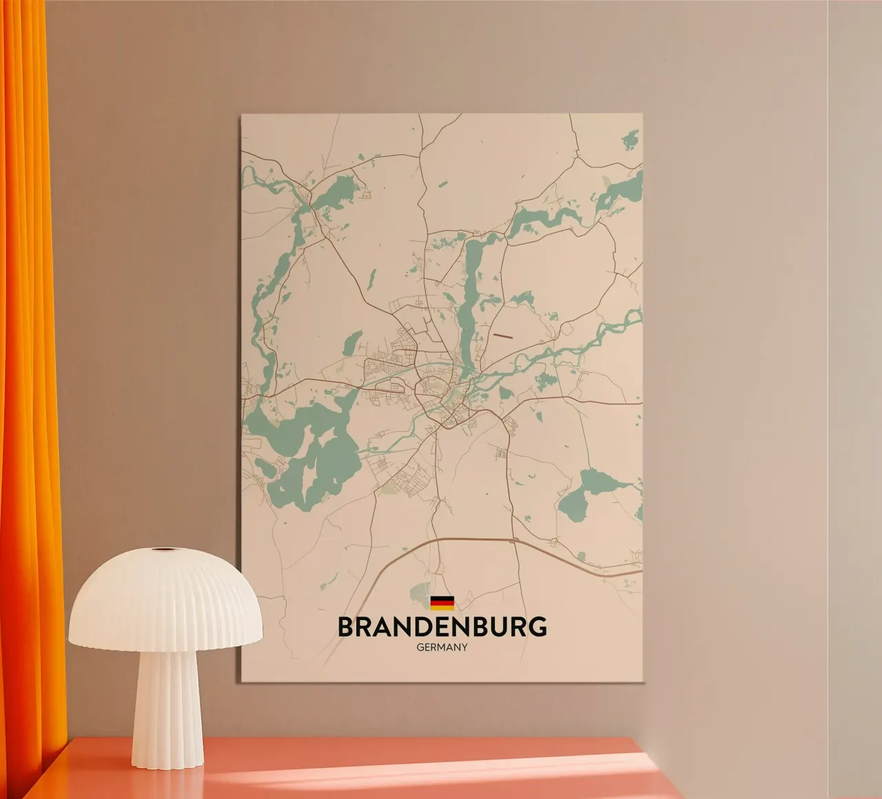 Brandeburgo DE poster con telaio in plastica da Christopher Adams