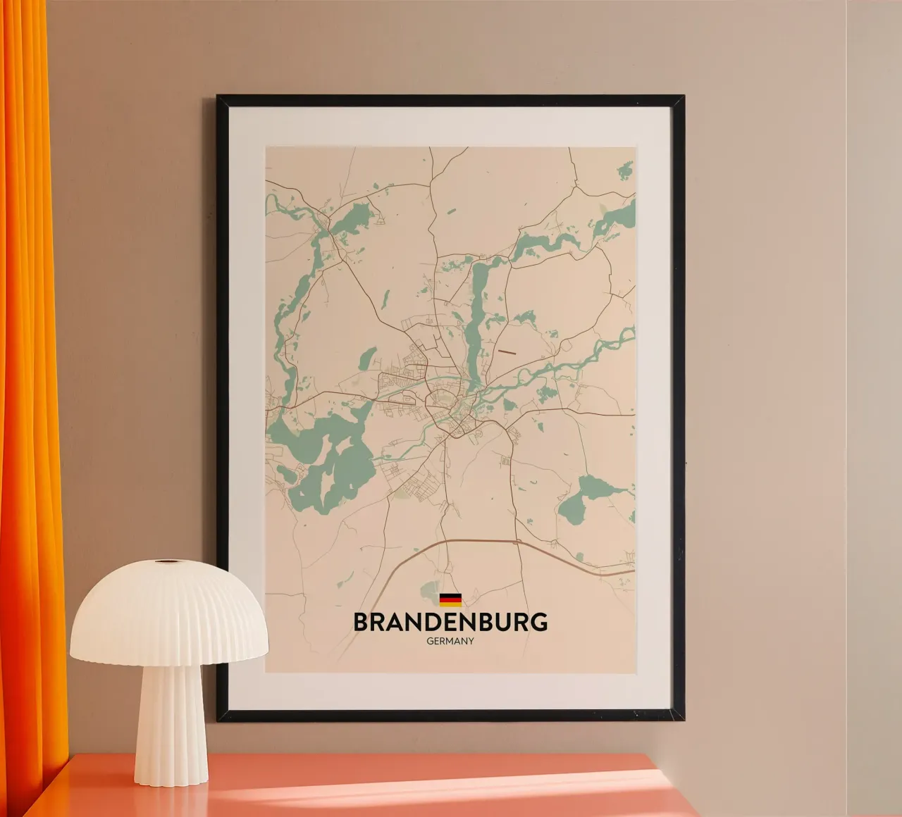 Brandeburgo DE poster con telaio in plastica da Christopher Adams
