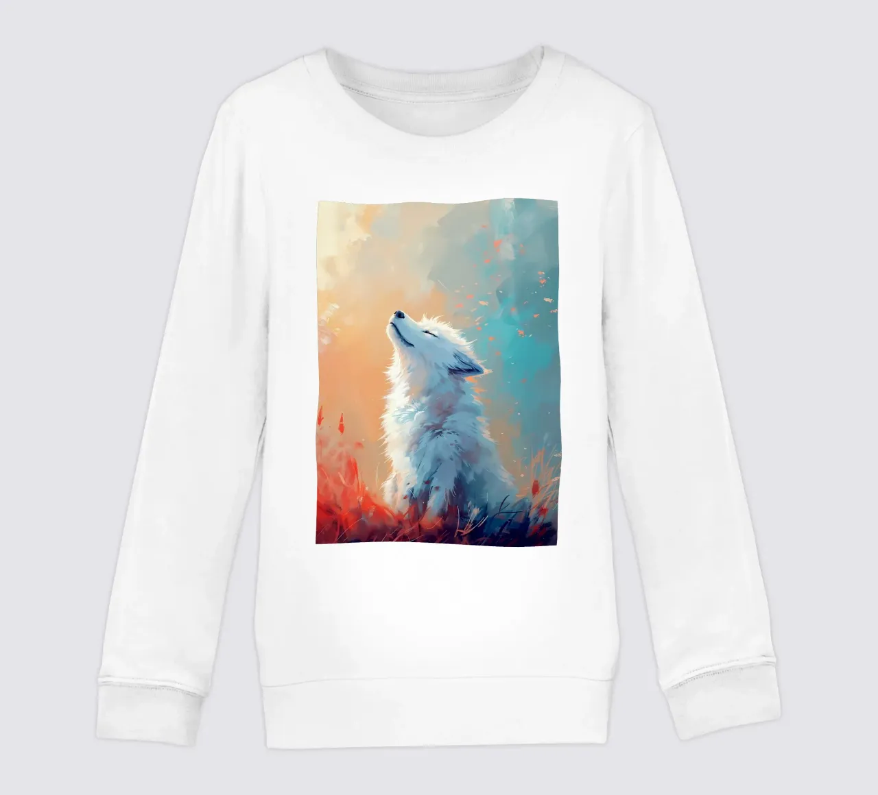 Animal lobo sudadera para niño de Pierre Walton