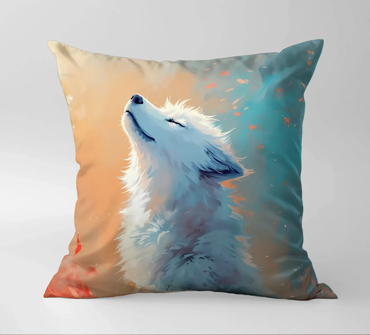 Animale lupo cuscino da Pierre Walton