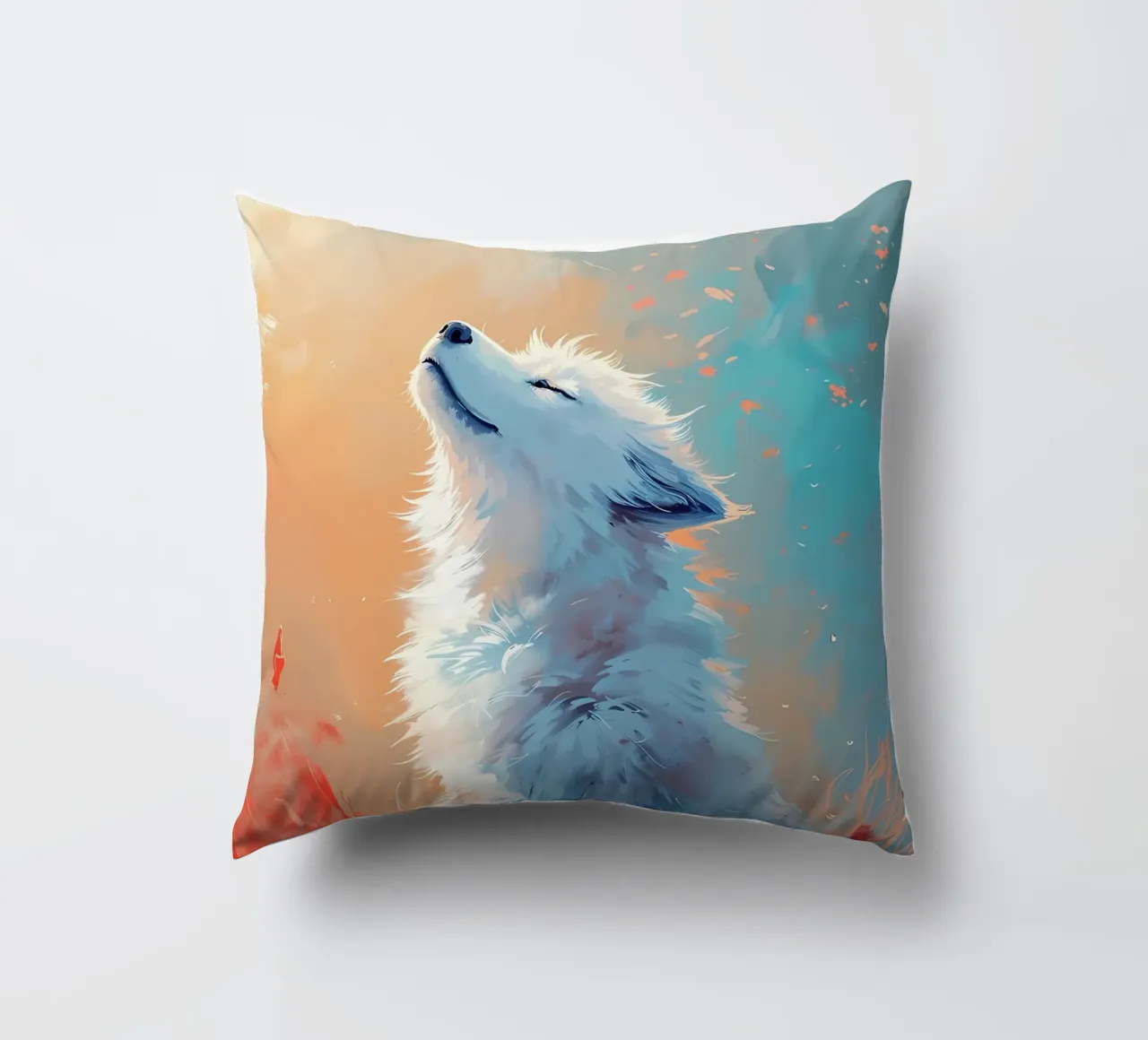 Animale lupo cuscino da Pierre Walton