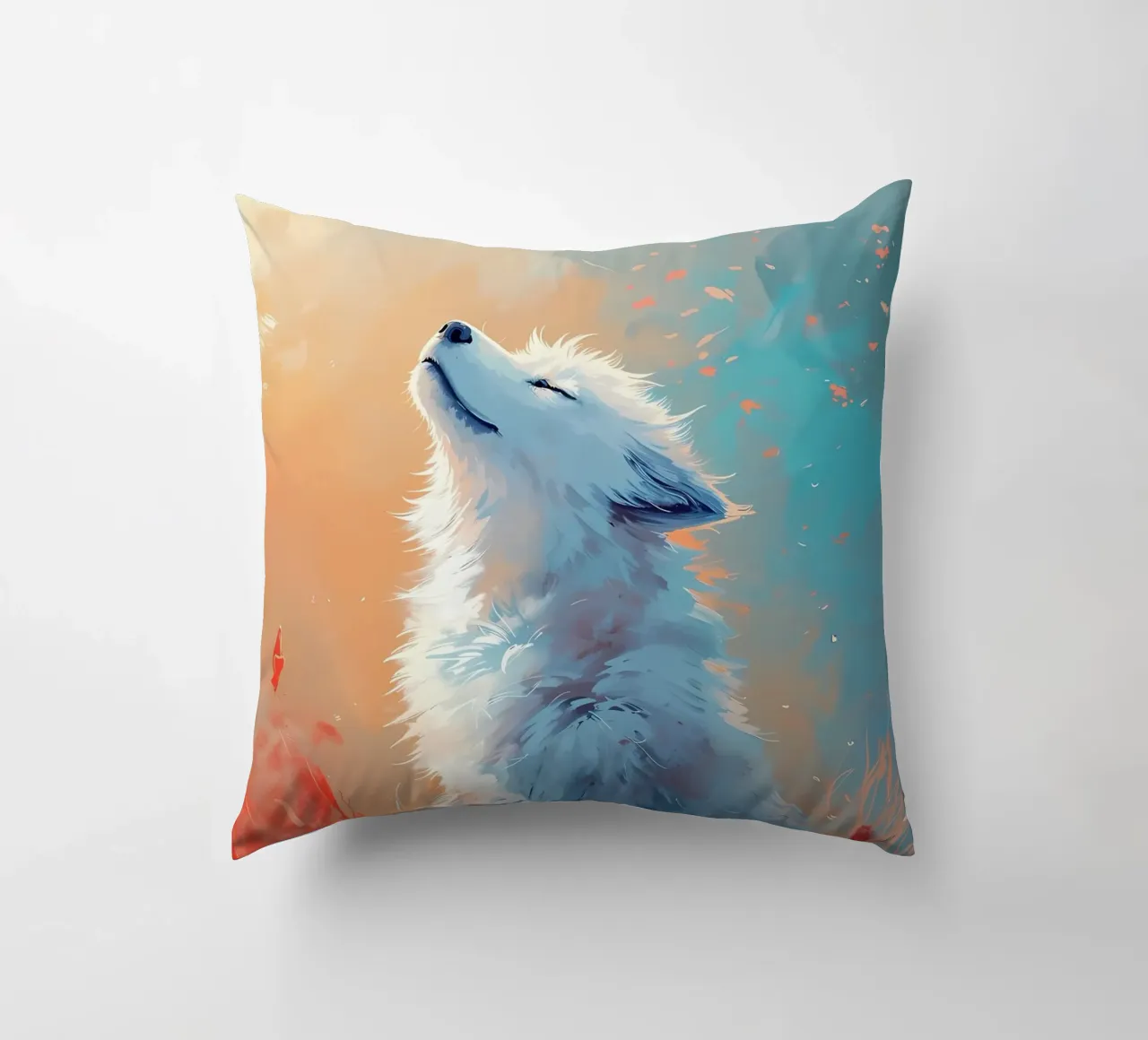 Animale lupo cuscino da Pierre Walton