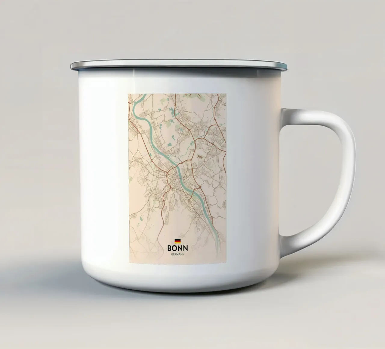 Bonn DE tazza in smalto da Christopher Adams