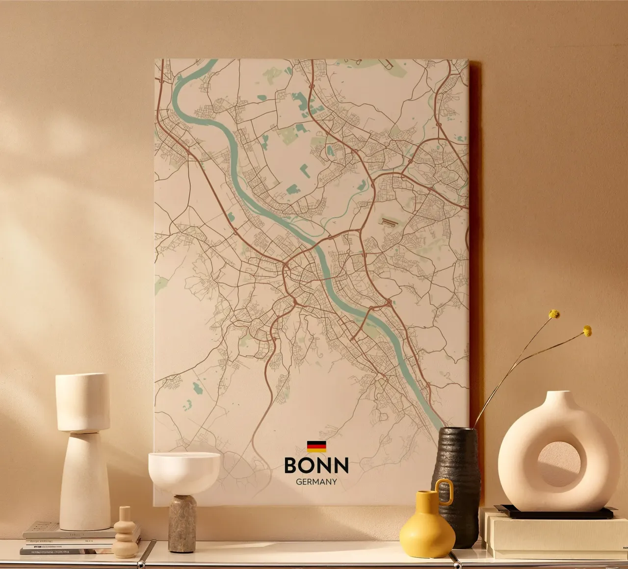 Bonn DE Leinwand von Christopher Adams