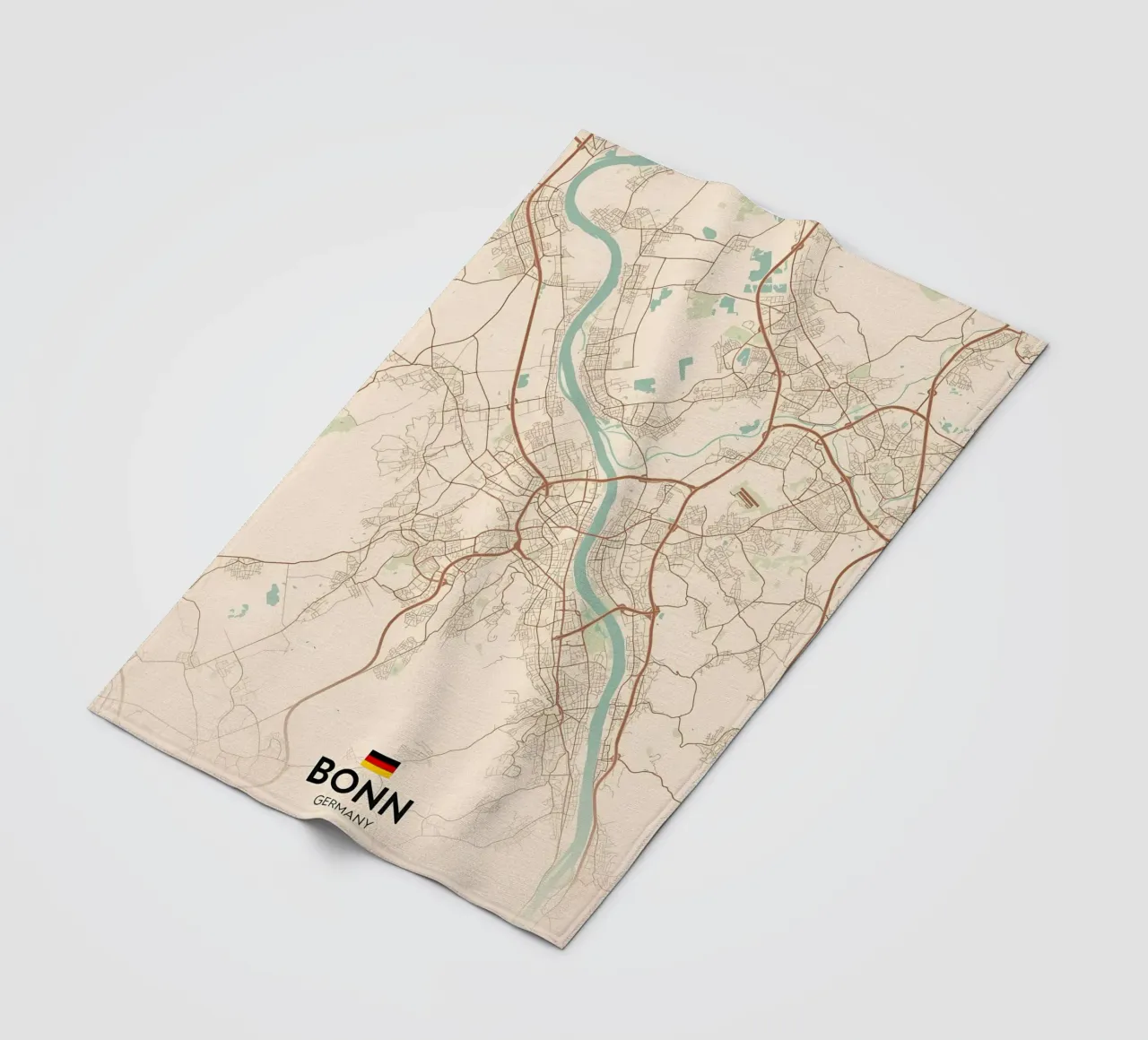 Bonn DE fleece blanket by Christopher Adams
