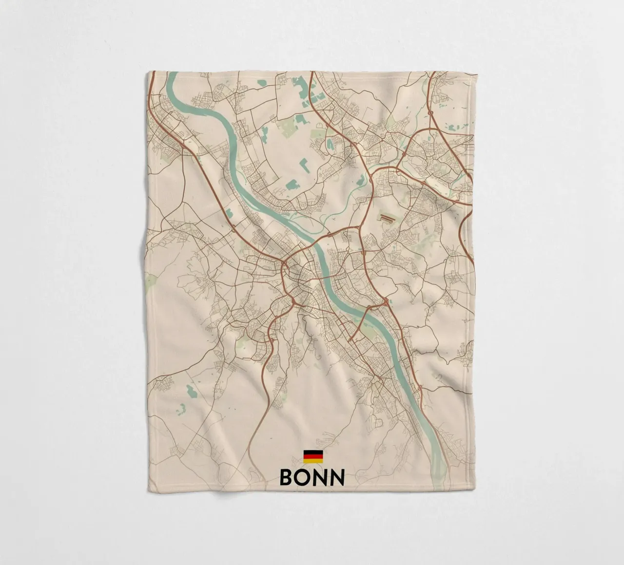 Bonn DE fleece blanket by Christopher Adams