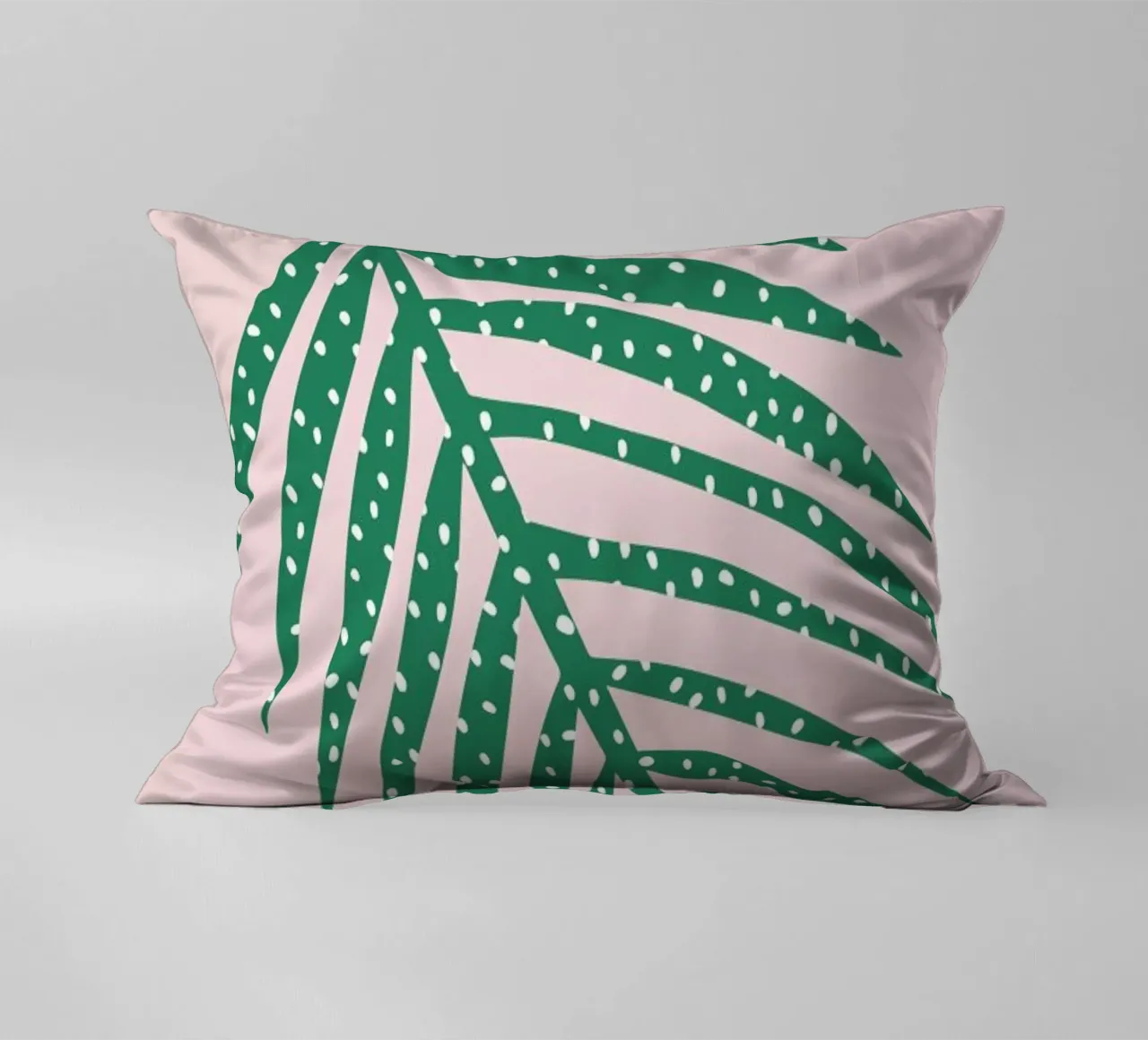 Polka Dot Leaf in Pink cuscino da Linda Gobeta